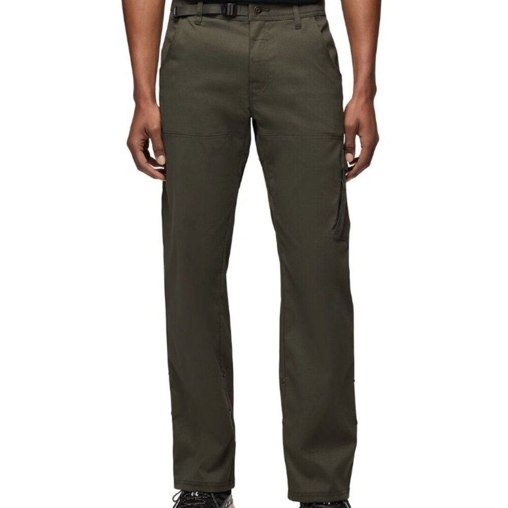 prAna Stretch Zion Pant M4ST34116 34" Inseam Cargo Green Size 32 NWT